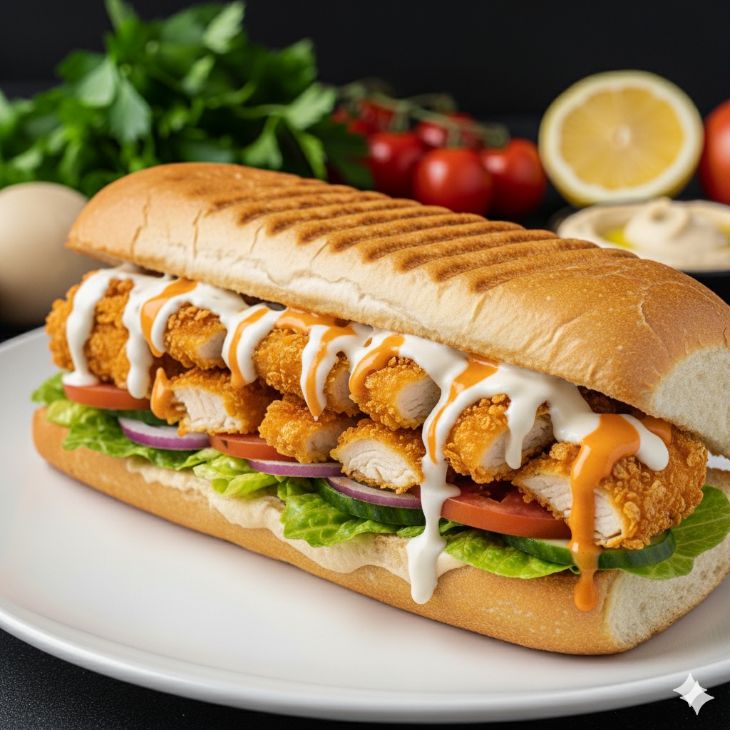 The Crispy AF Chicken Panini