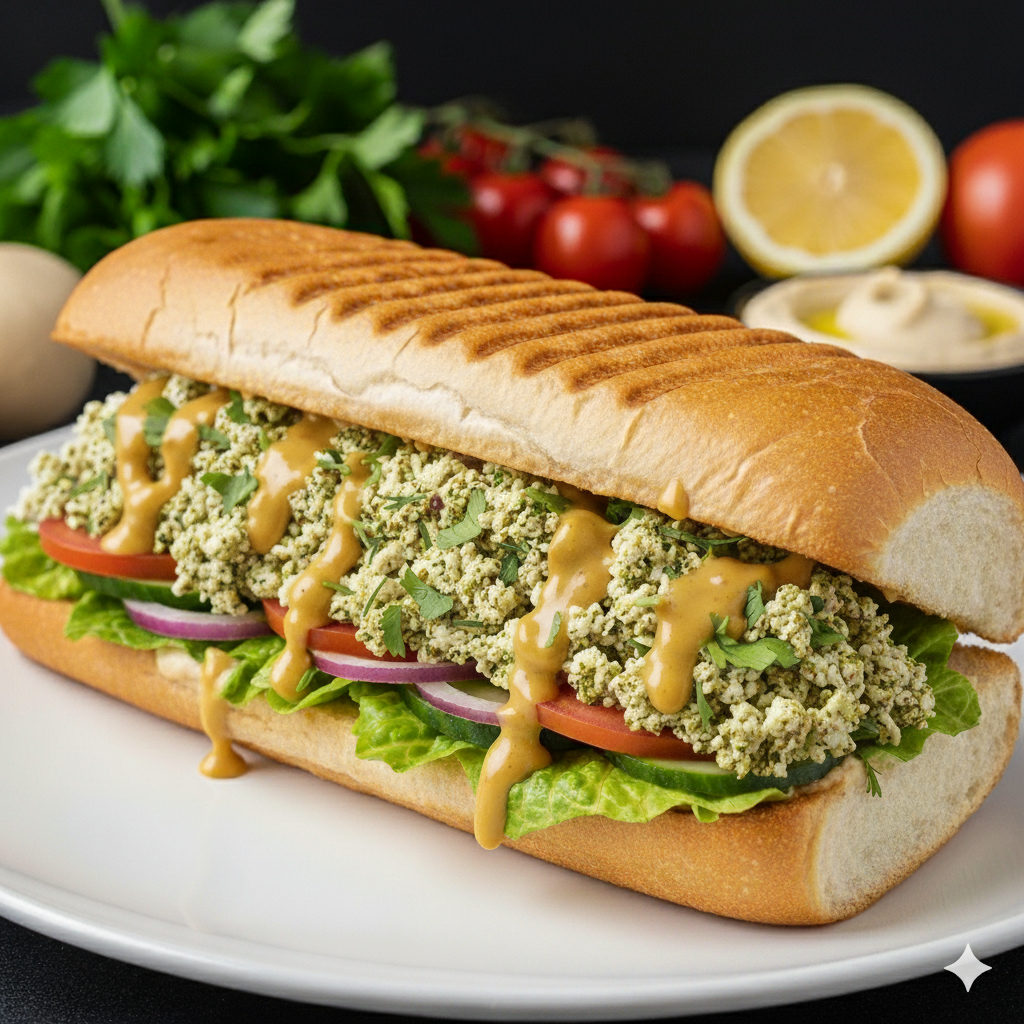 The SmoKeema Chicken Panini